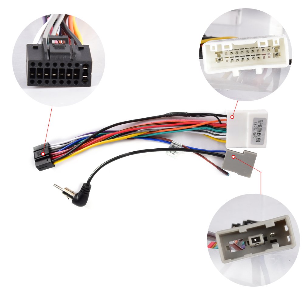 Podofo 2 Din 9'' Android Car Radio Frame For Subaru Forester 2008 2009 2010 2011 2012 Plastic Car Stereo Frame