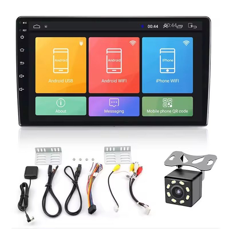 9 Inch Android Car Radio 2.5D GPS Navigation Autoradio Multimedia Player BT WIFI 2 Din Car Audio Stereo With Camera
