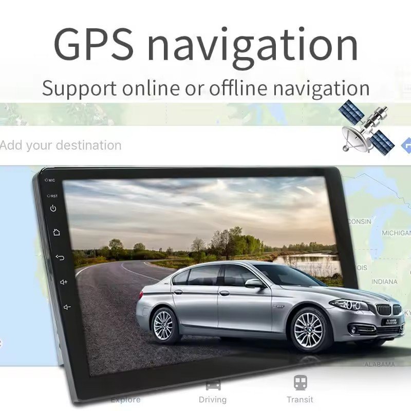 9 Inch Android Car Radio 2.5D GPS Navigation Autoradio Multimedia Player BT WIFI 2 Din Car Audio Stereo With Camera