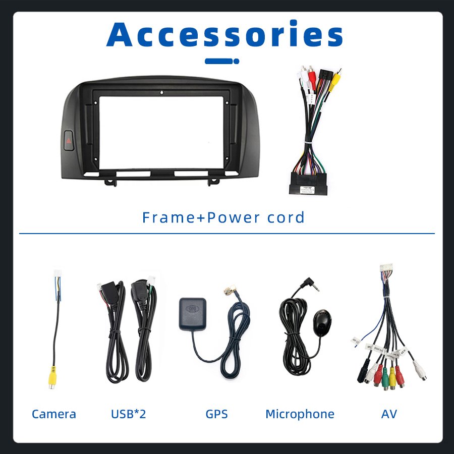 Android 13 2+32GB IPS Screen Car Radio For Hyundai Sonata 2004-2008 Multimedia System GPS Navigation Carplay Stereo