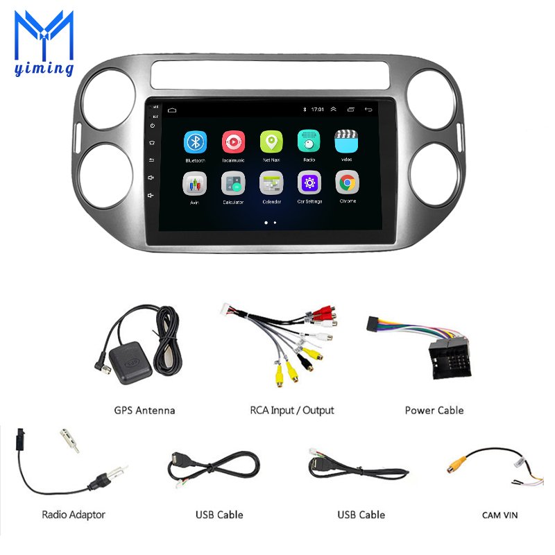 For Volkswagen VW Tiguan 1 NF 2006 - 2016 Car Radio Multimedia Video dvd Player gps Navigation Android 10.0