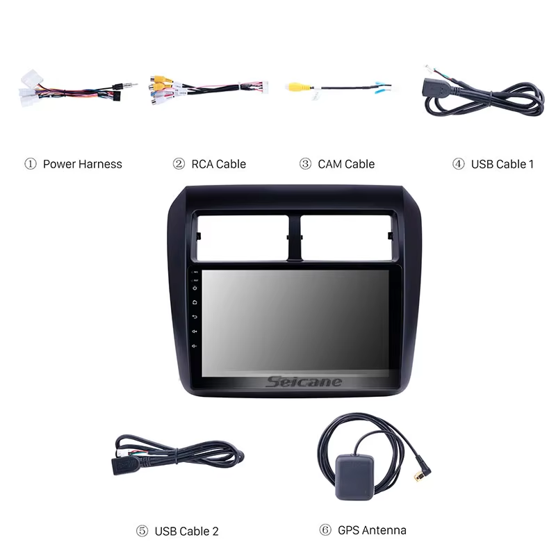 9 Inch Android 11.0 TouchScreen Radio GPS Navigation System Support TPMS DVR OBD For 2013 TOYOTA WIGO AGYA Car Multimedio Player