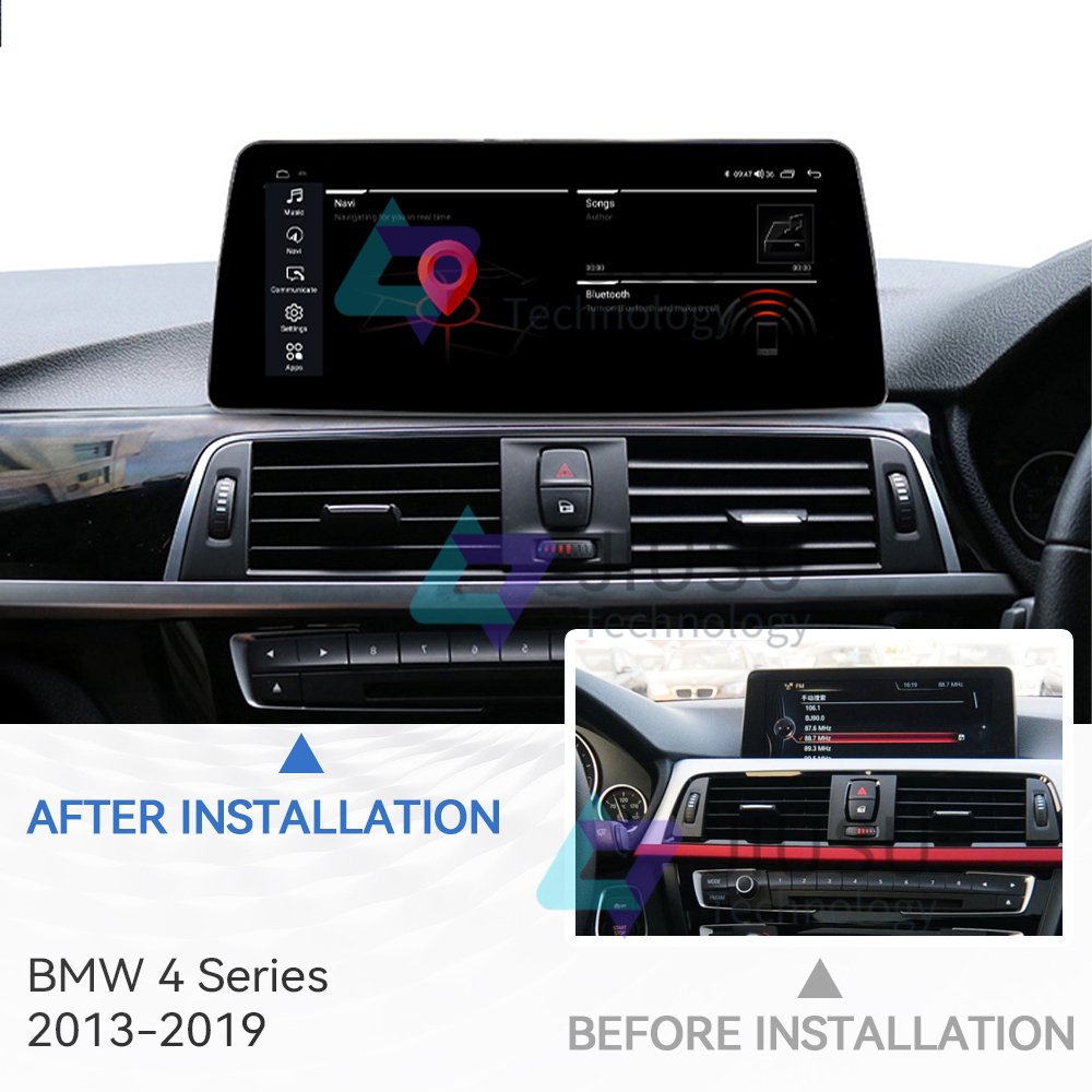 12.3'' Android Car Radio GPS Navigation DVD Player Stereo Multimedia System for BMW 4 Series F30 F31 F32 F33 F34 F35 2013-2019