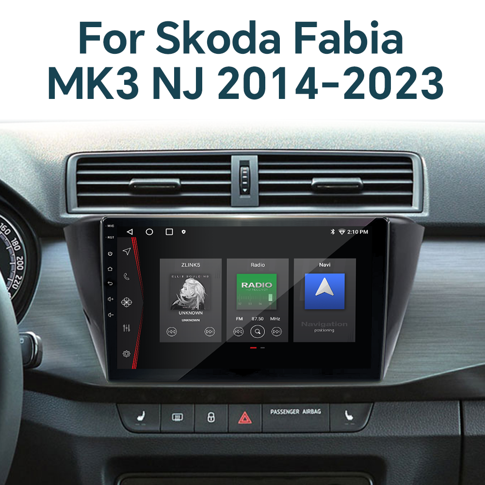 Android 11 Car Radio DVD Player Screen for Skoda Fabia MK3 NJ 2014-2023 Stereo Navigator GPS DSP BT AM FM Audio Camera Car-play