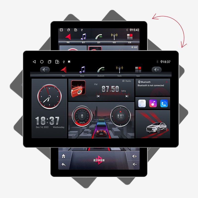 11.5inch Tempered TP IPS LCD Touch Screen 2Din Universal Bluetooth WiFi FM TF/SD Card MP3 / MP4 Players GPS Car DVD Player