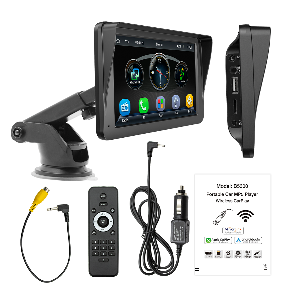 7 Inch Universal Touch Screen Android Auto Portable Car Radio Wireless Carplay Autoradio Smart Portable Stereo