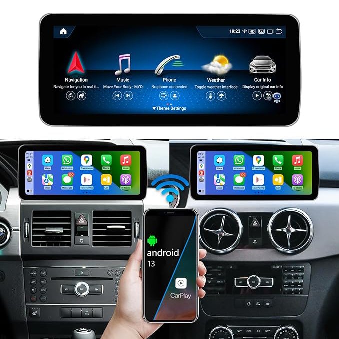 10.25" 4g+64g carplay stereo multimedia player gps navigation unit for Mercedes Benz GLK X204 2009-2015 NTG4.0 NTG4.5 LHD