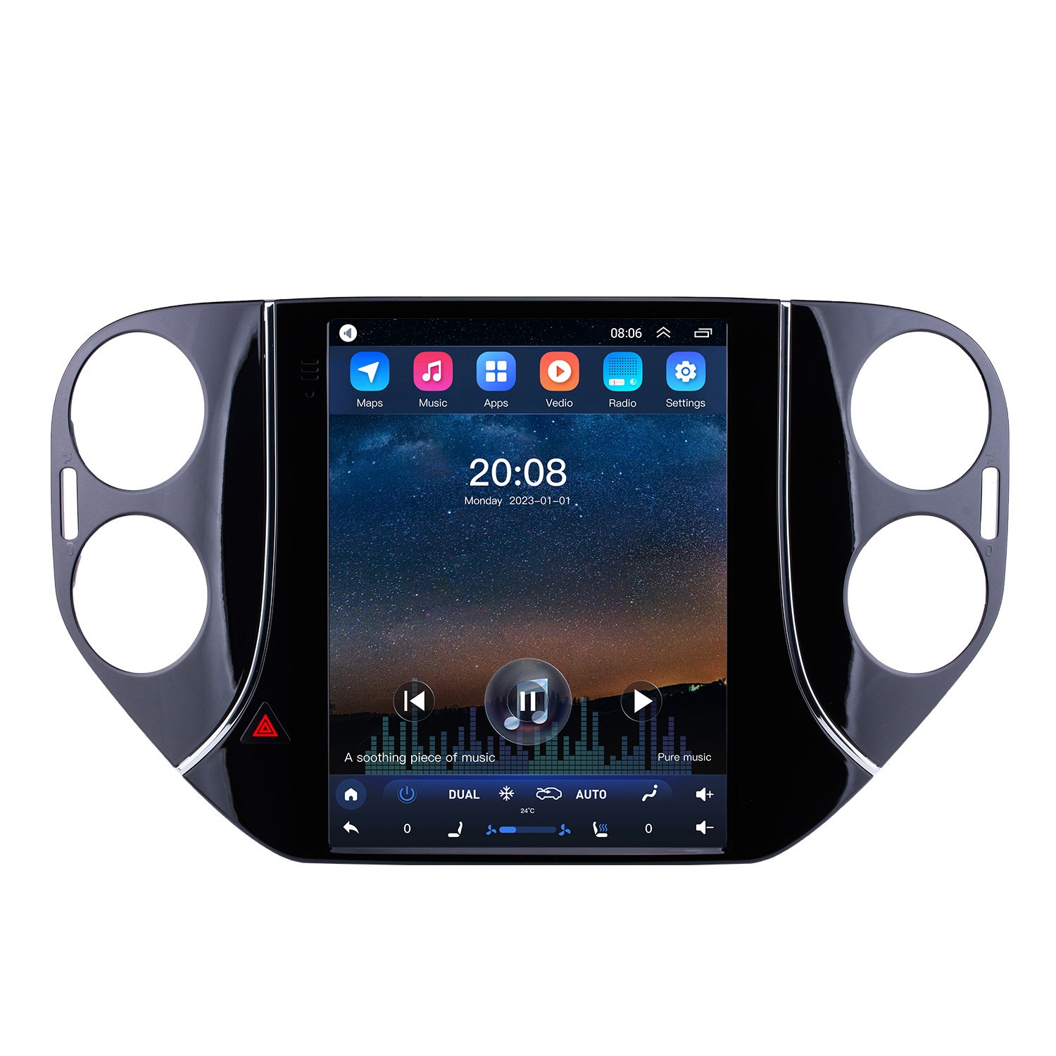 9.7 inch For 2010 2012 2013 2014 2015 2016 VW Volkswagen Tiguan Android 10.0 Radio HD Touchscreen GPS Car System 4G WiFi Mirror