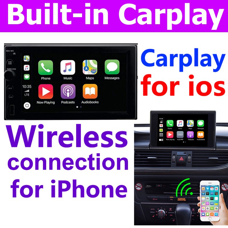 Double 2 Din 7 inch estereo android 13 car radio player FD7132 with carplay for F150 2007 2008 2009 2010 2012 2013 2014 Wifi+GPS