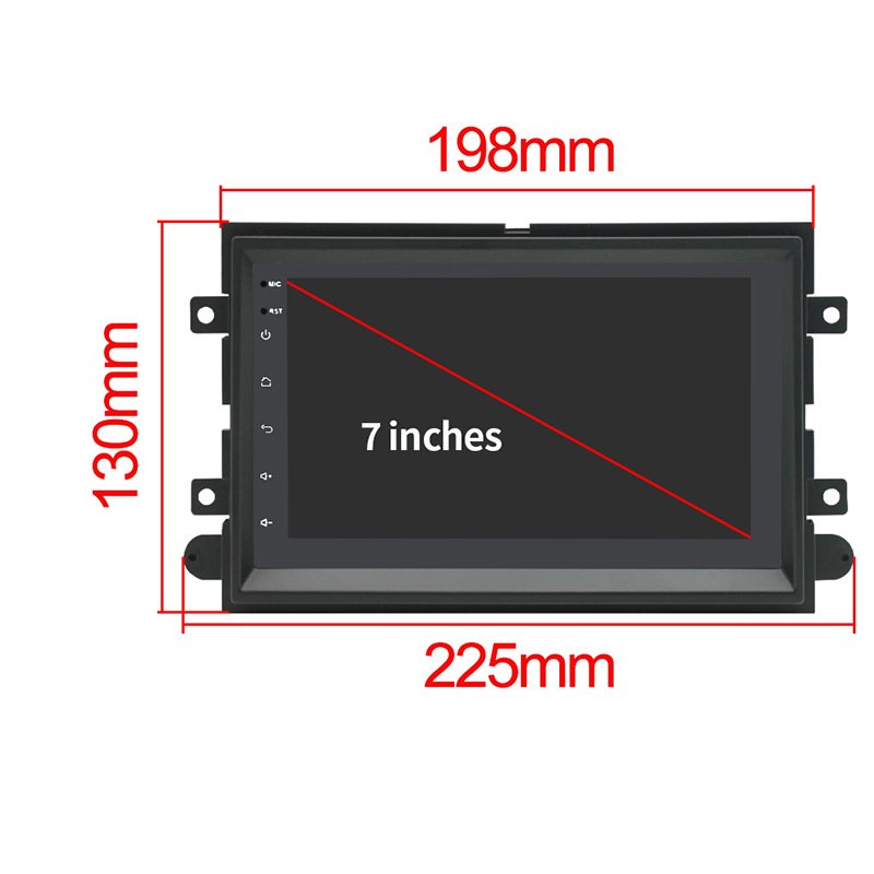 Double 2 Din 7 inch estereo android 13 car radio player FD7132 with carplay for F150 2007 2008 2009 2010 2012 2013 2014 Wifi+GPS