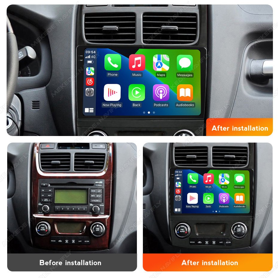 MEKEDE 8core 8g+256G navigation BT Android car radio player for KIA Sportage 2007-2012 360 camera 4G WIFI FM AM