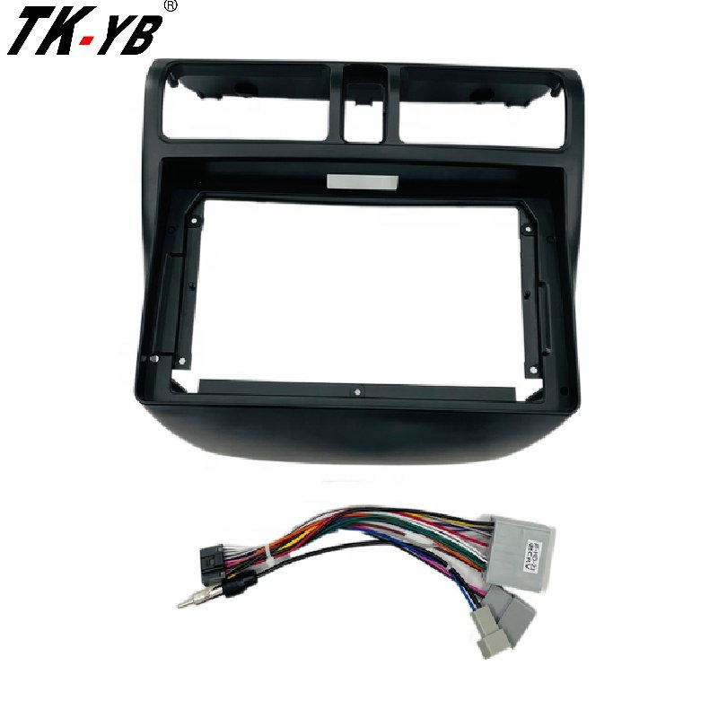 Car DVD Player Frame 9 Inch Navigation Panel Car Radio Frame Android Radio Frame for Honda CRV 2001-2006 Android 11 TK CR-V