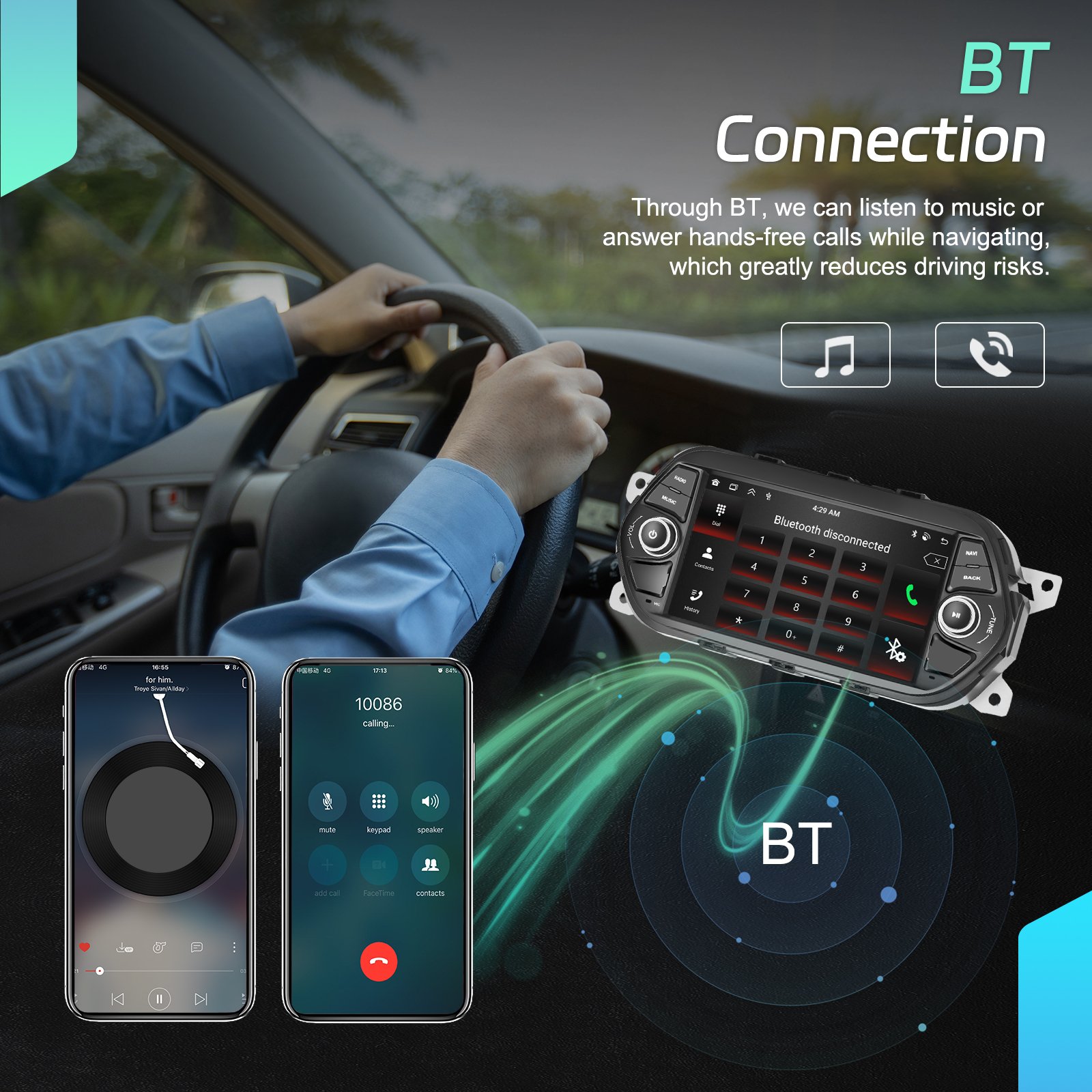 Car Dvd Player Wireless Carplay & Android Auto GPS Wifi FM DVR For FIAT TIPO EGEA 2015-2017 Android Car Radio
