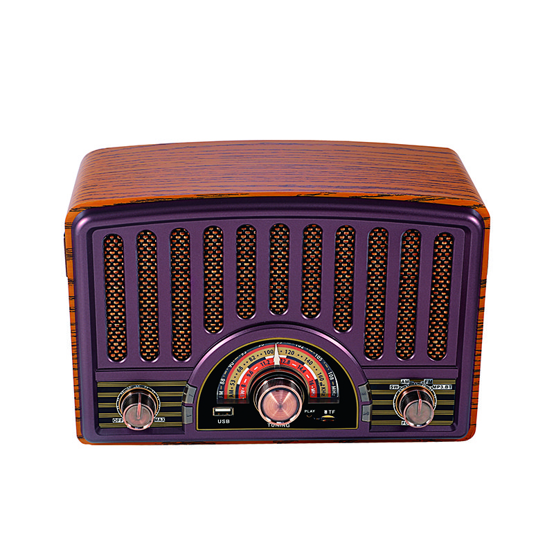 Antique Long Range Old Vintage Am Fm Usb Tf BT Cassette Record Portable Radio
