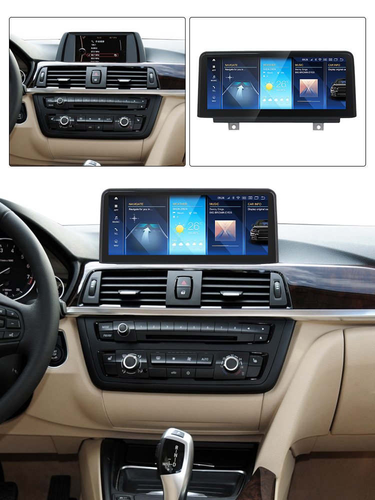 NaviFly Snapdragon 680 Android 13 1920*720 Car GPS Navigation For BMW 3 4 Series 2013-2017 F30 NBT Car play Car Radio WIFI BT5.0