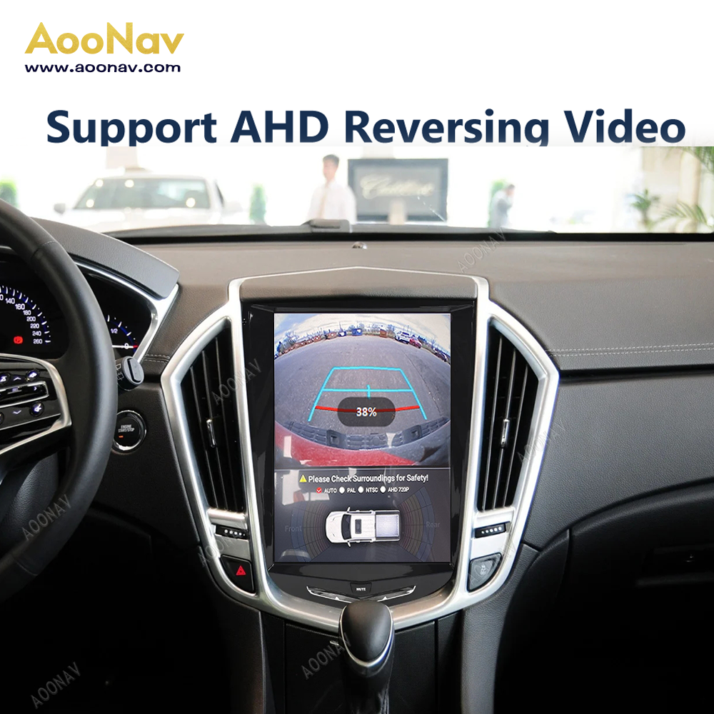 AOONAV 10.5" IPS QHD Car Radio Touch Stereo Screen GPS Navigation Carplay For Cadillac ATS CTS SRX Escalad 2013-2018 Head Unit