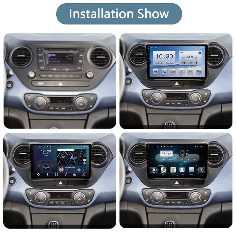 Android Headunit System FOR Hyundai Grand I10 2013-2016 Car Radio Multimedia Video Player Navigation GPS No DVD wifi BT DSP