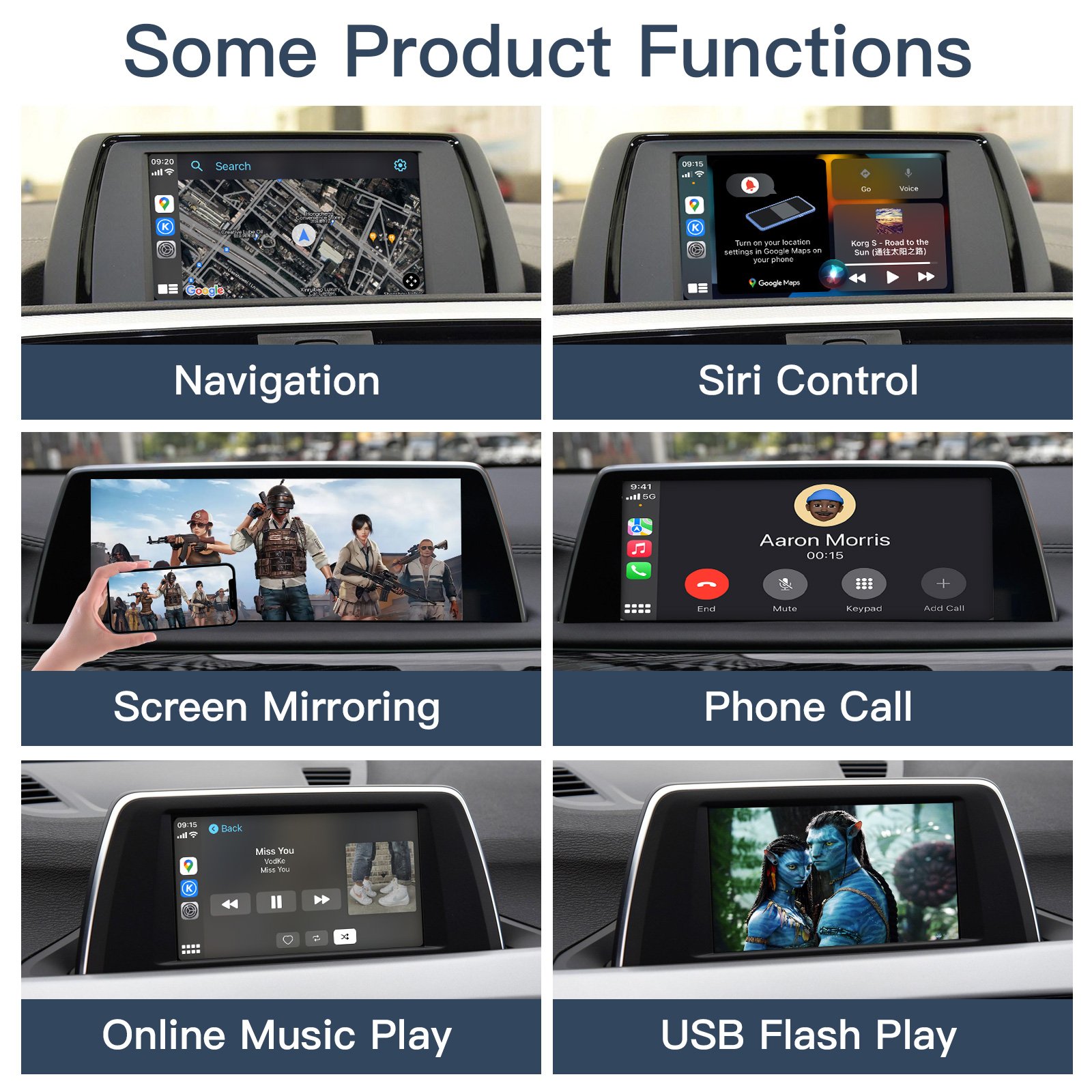 carabc Wireless Apple CarPlay android auto smart module for BMW nbt System f30 f31 3 Series 2013-2018 multimedia radio