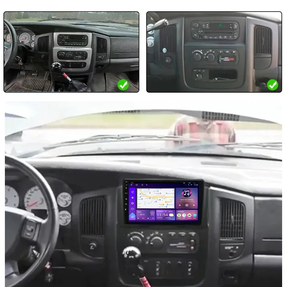 touch screen 2 din car radio for car Android Car Radio GPS For Dodge RAM 1500 2500 3500 2002-2009 Stereo Carplay GPS navigation