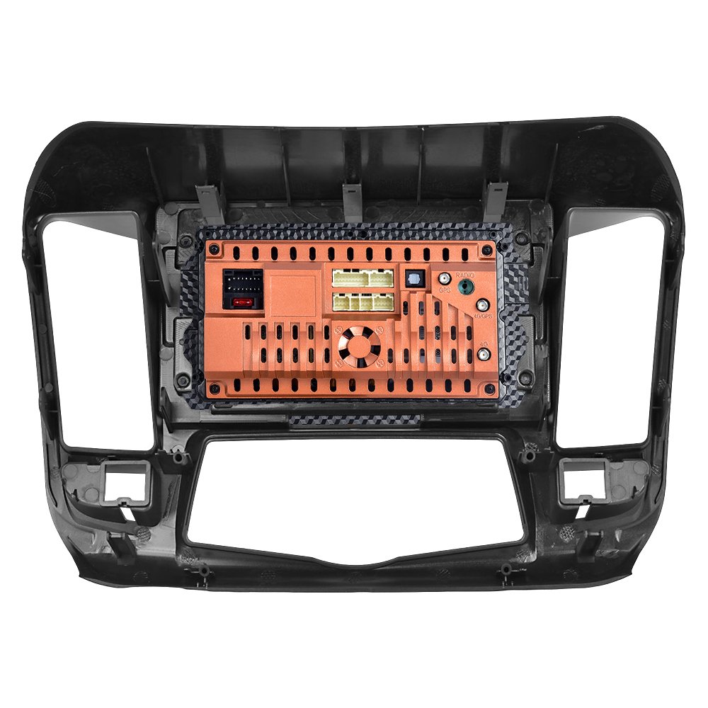 Podofo 2Din Car Radio Frame Fascia Panel For Nissan Altima 2008-2012 Facia Plate Dash Kit Install Bezel Trim Adapter