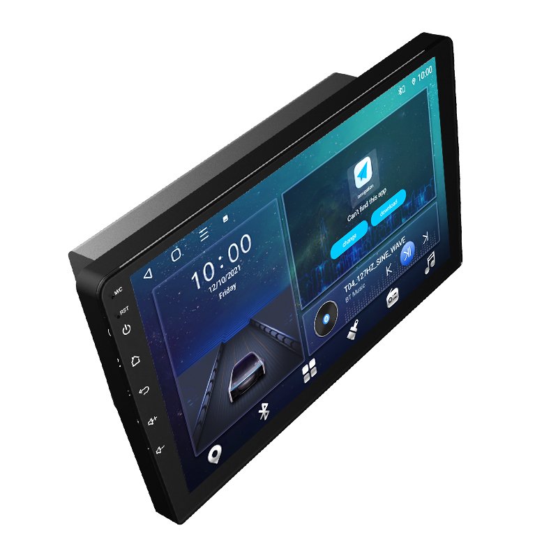 Android 12 2 Din Car Radio RAM Made GPS Navigator 4/64GB/128GB USB BT WIFI Mirror Link Duel Knobs Touch Screen MP5 Car Player