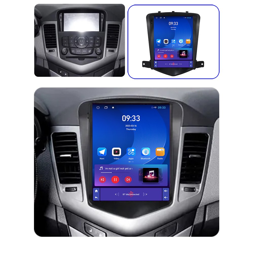 9.7 inch 2 din android car radio for Chevrolet Cruze 2008-2013 carplay auto radio Car Player Stereo GPS Navigation with