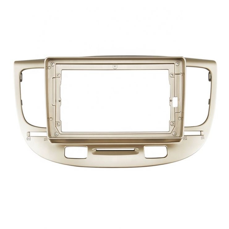 Car Video Radio Frame for KIA Rio 2006 with RCA Cable Wiring Harness Accessories Bezel(1334504c)