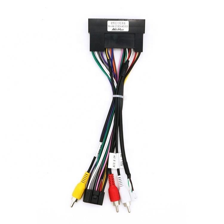 Car Video Radio Frame for KIA Rio 2006 with RCA Cable Wiring Harness Accessories Bezel(1334504c)
