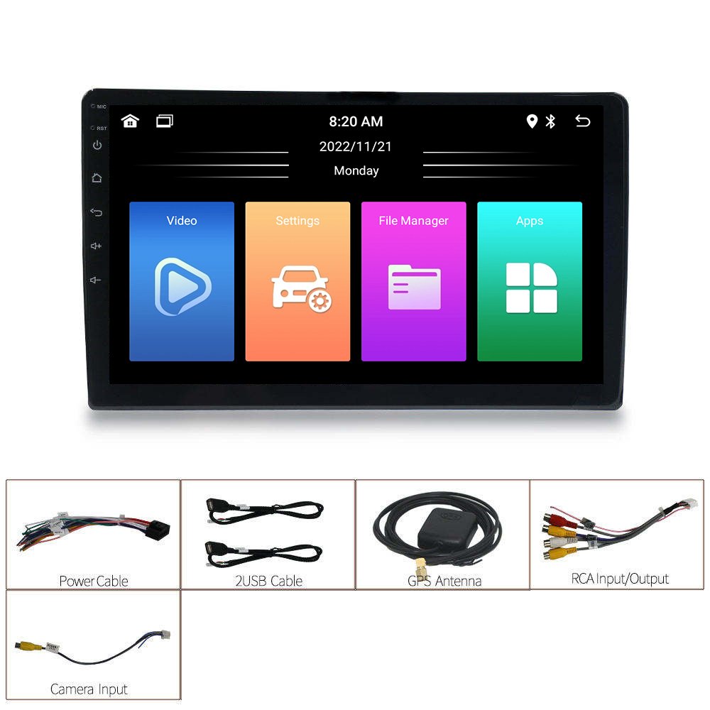 2 Din Android 9 inch Car Multimedia Video Player 2DIN Stereo Radio GPS For PioneerTesla Style Nissan Hyundai Kia Toyota Honda