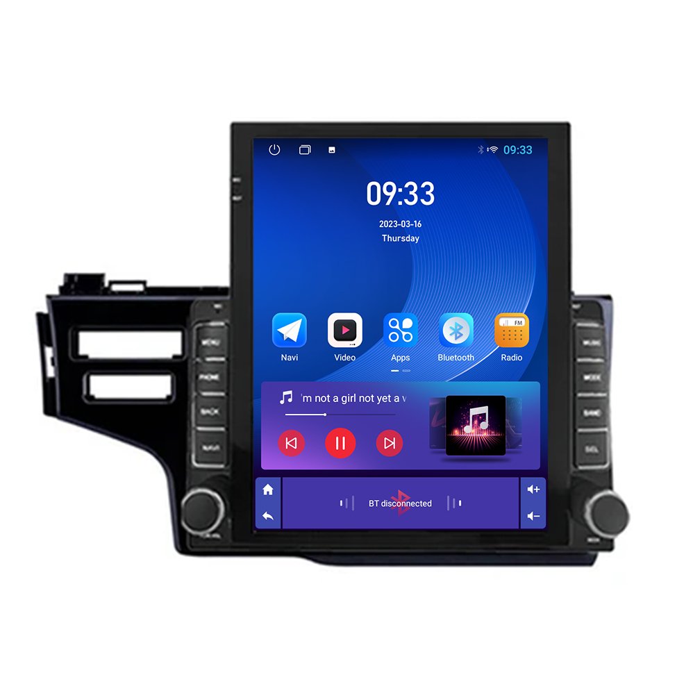 Head Unit 9.7 Inch 2 din android car radio For Honda Fit LHD 2014-2017 Car Player radio auto Wireless Carplay