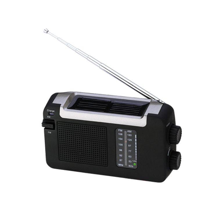 Emergency Solar Hand Crank AM FM Portable Radio