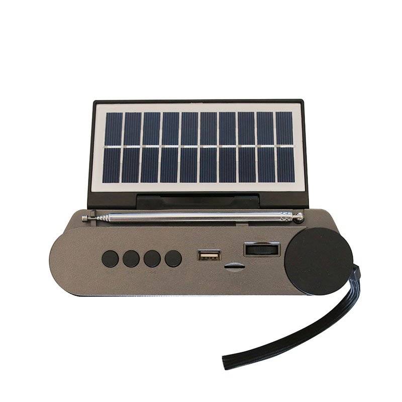 RS-303BTS factory radio AM/FM/SW 3 Bands rechargeable music player portable radio with solar panel blue teeth speaker