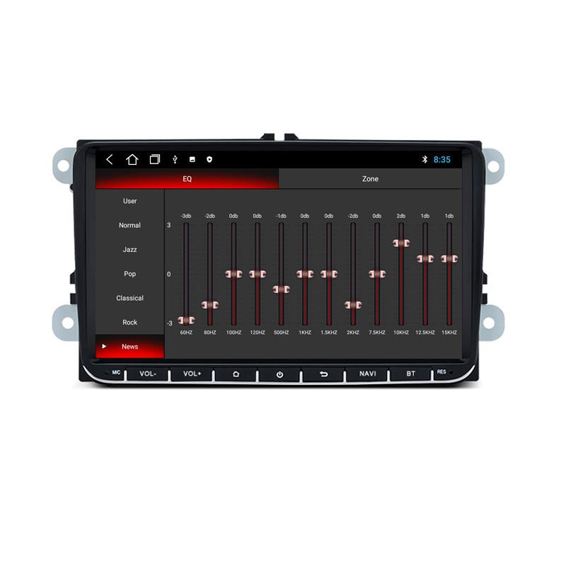 IPS 9 inch car stereo radio 2+32GB GPS carplay DSP Android Video for VW Passat MK5 MK6 Jetta Golf Polo
