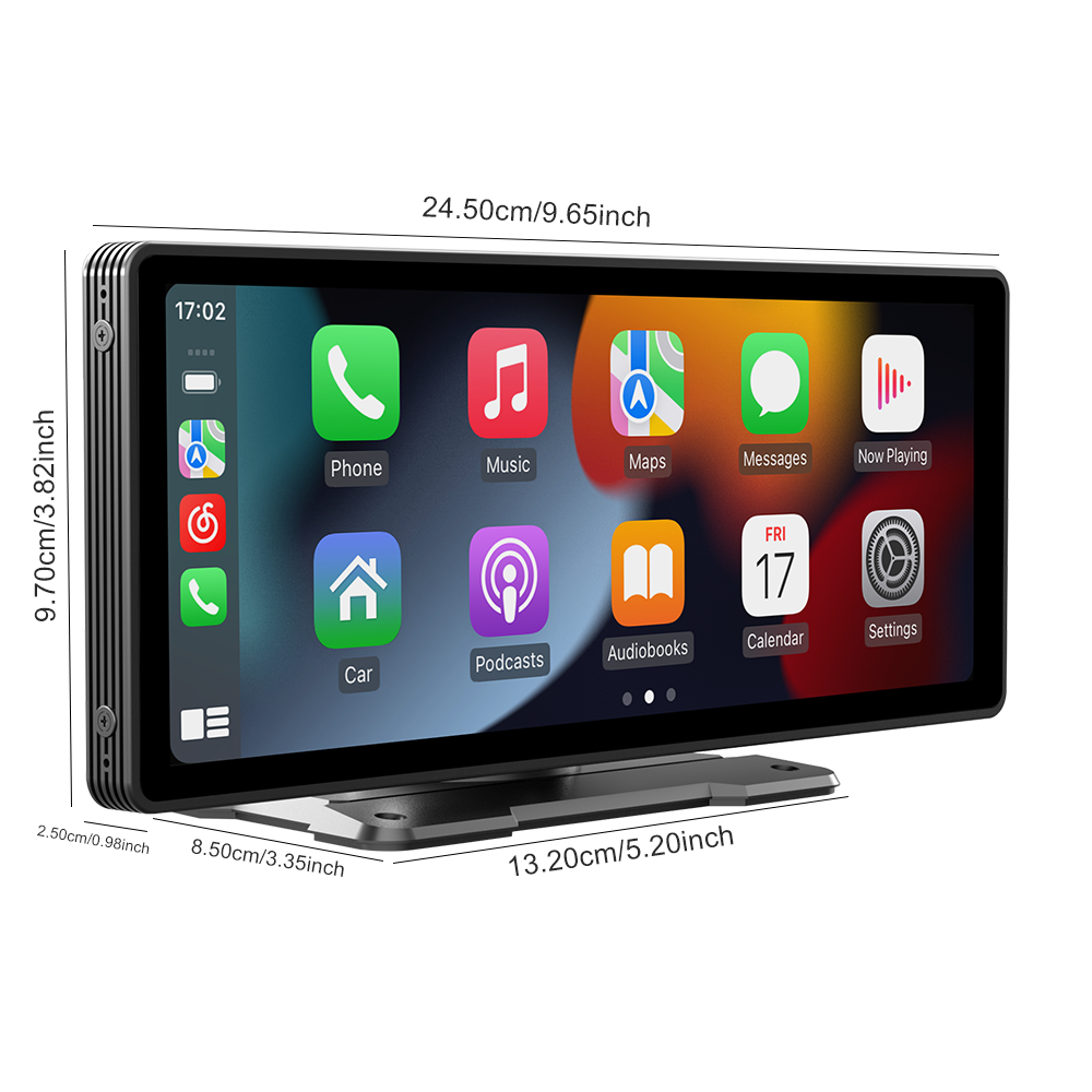 Xlintek X5303 Carplay Screen 10 Inch for Universal Auto Smart Car Radio for Phone Wireless Connection Car Play Car Dvd Player