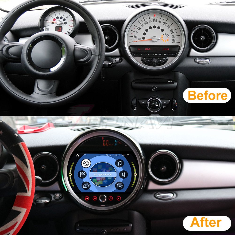 Android 9inch IPS touch Screen Car Video DVD Player for BMW Mini Cooper R56 2011 - 2016 with WiFi GPS Navigation