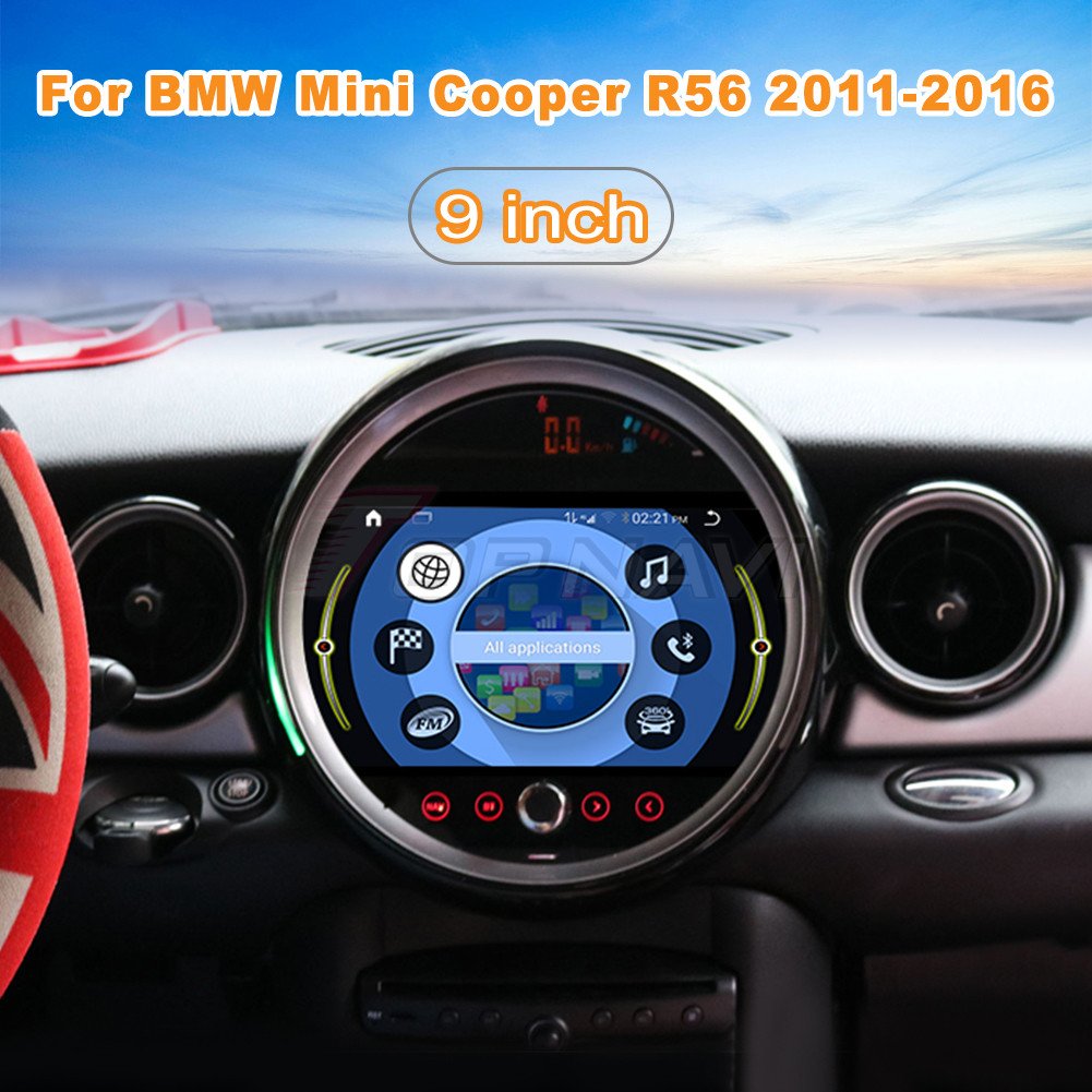 Android 9inch IPS touch Screen Car Video DVD Player for BMW Mini Cooper R56 2011 - 2016 with WiFi GPS Navigation