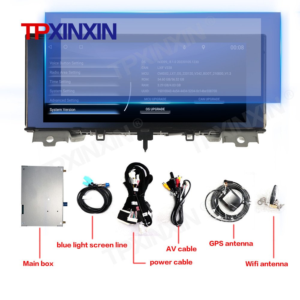 Original Car New Upgrade Car Radio For Lexus LX570 Vertical Screen GPS Car Multimedia Player Auto Radio