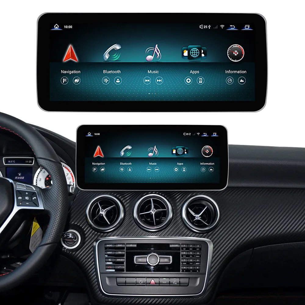 12.3inch 8g+128g IPS car touch screen android system for Mercedes Benz GLA CLA A Class 2013-2015 NTG4.5 with Bluetooth