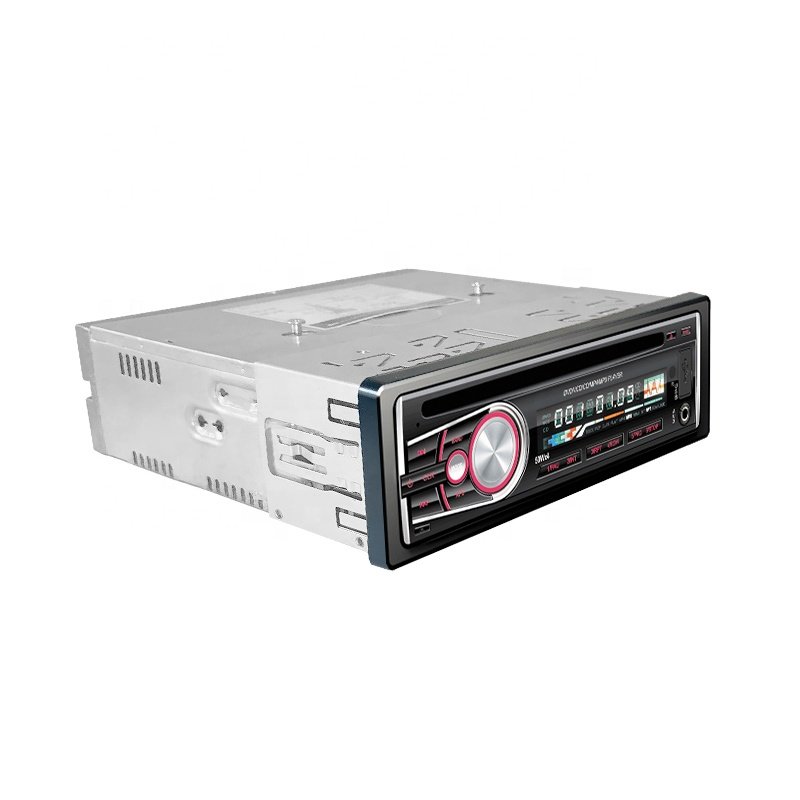 single din car universal mp3 cd player SD car radio with USB BT hands free car dvd player with color LCD/LED