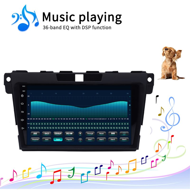 9" Touch Screen Android 10.0 GPS Navigation For Mazda CX-7 2007-2019 Car Radio Stereo Multimedia Head Unit