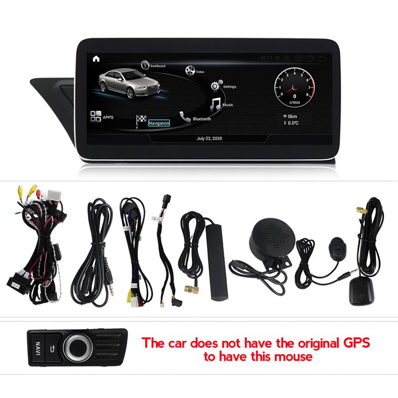 Car Radio For Audi A4 A4L A5 b8 S4 S5 2009-2017 without Original GPS 1920*720 IPS+DSP Car Video Support Carplay SWC