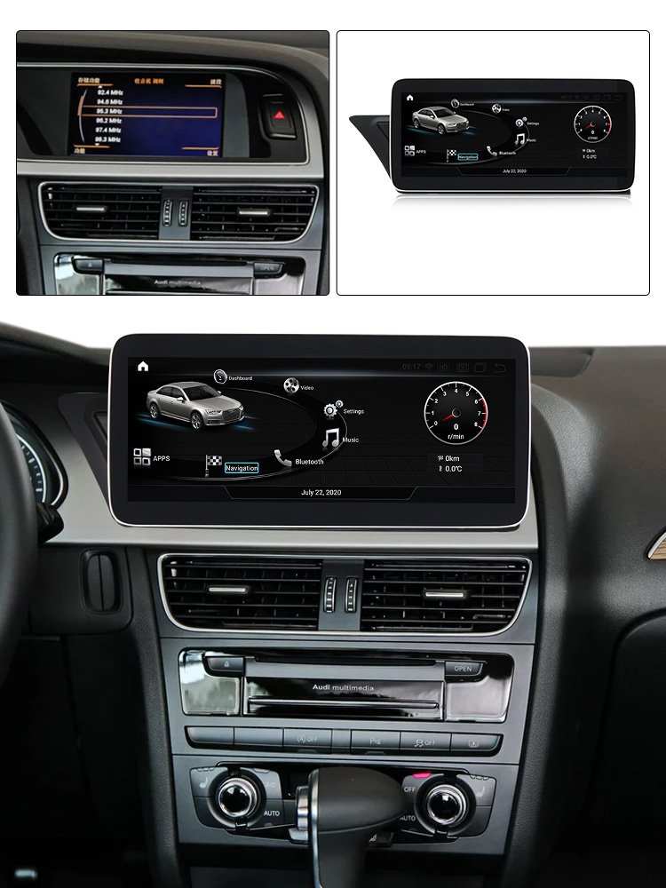 Car Radio For Audi A4 A4L A5 b8 S4 S5 2009-2017 without Original GPS 1920*720 IPS+DSP Car Video Support Carplay SWC
