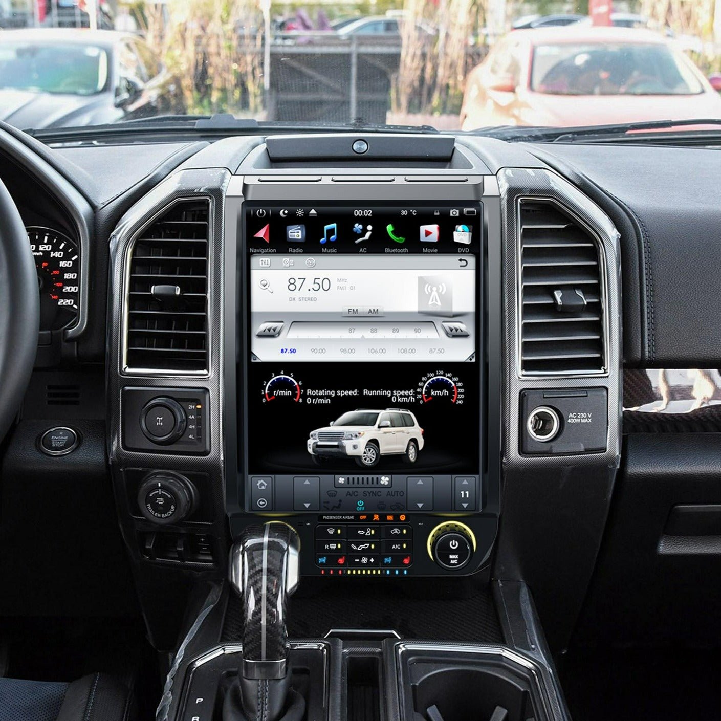 Tesla Style Screen Carplay GPS Navigation Smart Radio for Ford F150 F-150 2015 2016 2017 2018 Android Player