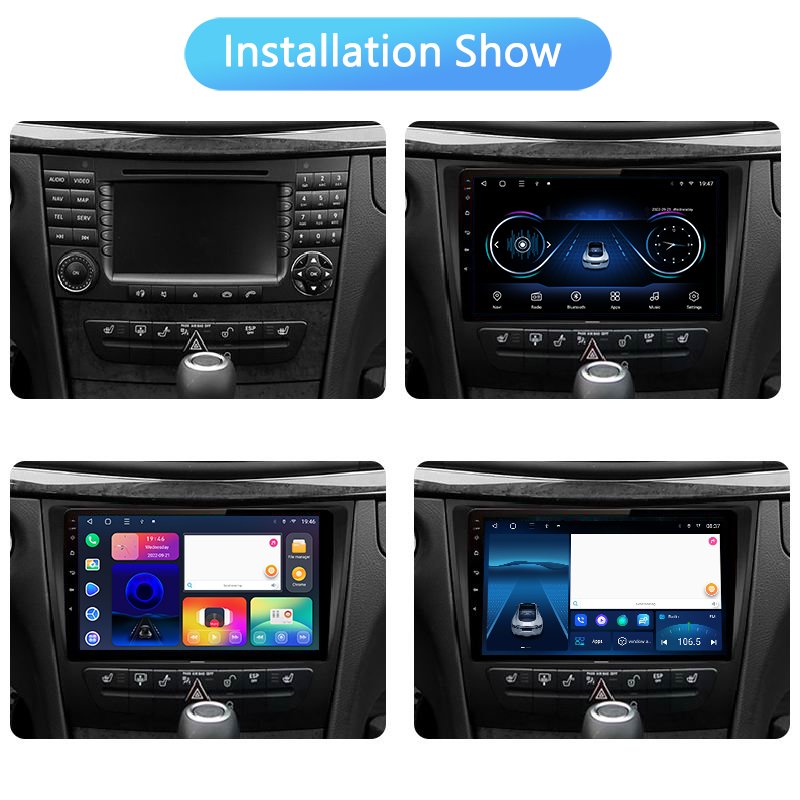 9inch 4/8core 2+32G Android For Benz E-class W211 E200 E220/E300 E350 E240 E270 E280 CLS CLASS W219 Car Radio Multimedia