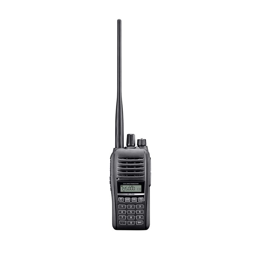 Digital walkie talkie 25km Portable Transceiver 144/430MHz Dual Band two way radio de communication walkie talkie IC-T10 IC T10