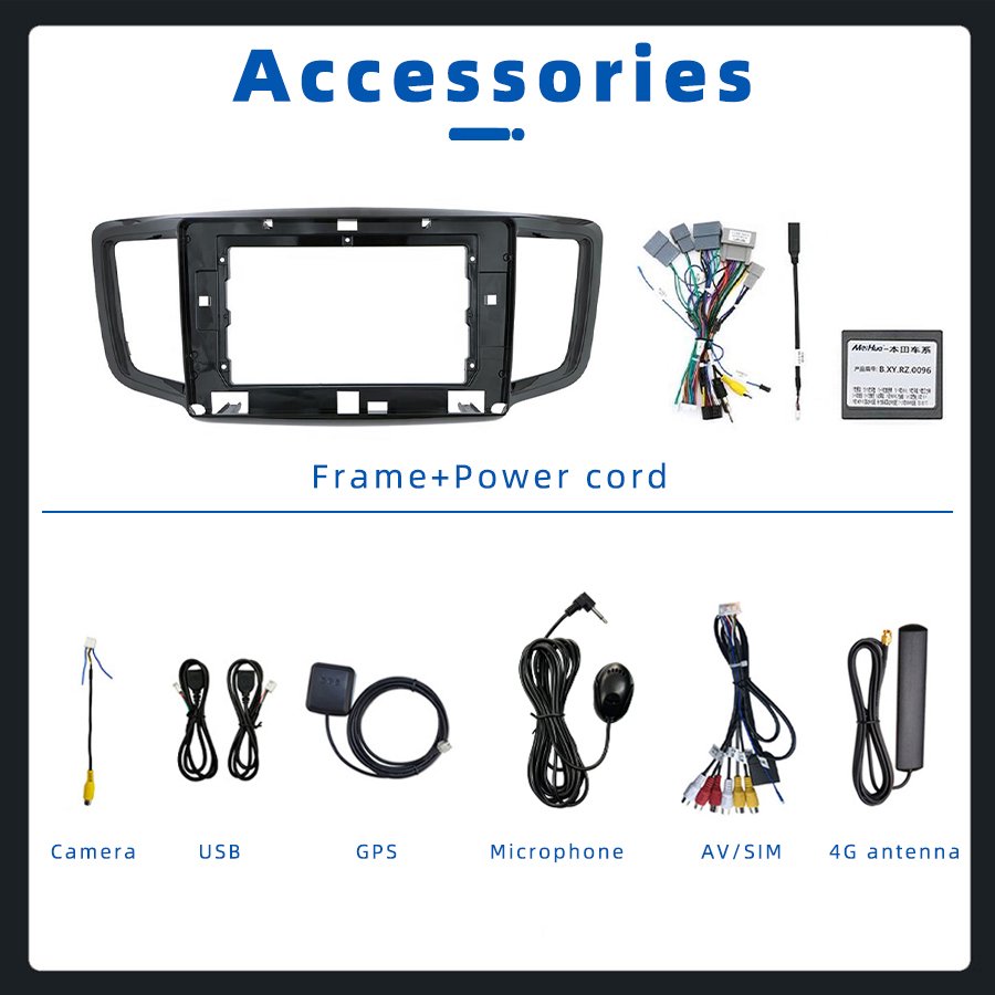 Android 13 QLED 2K Gps Navigation CarPlay auto Car Radio Video Stereo DVD Player Touch Screen For Honda Odyssey 2015 - 2019