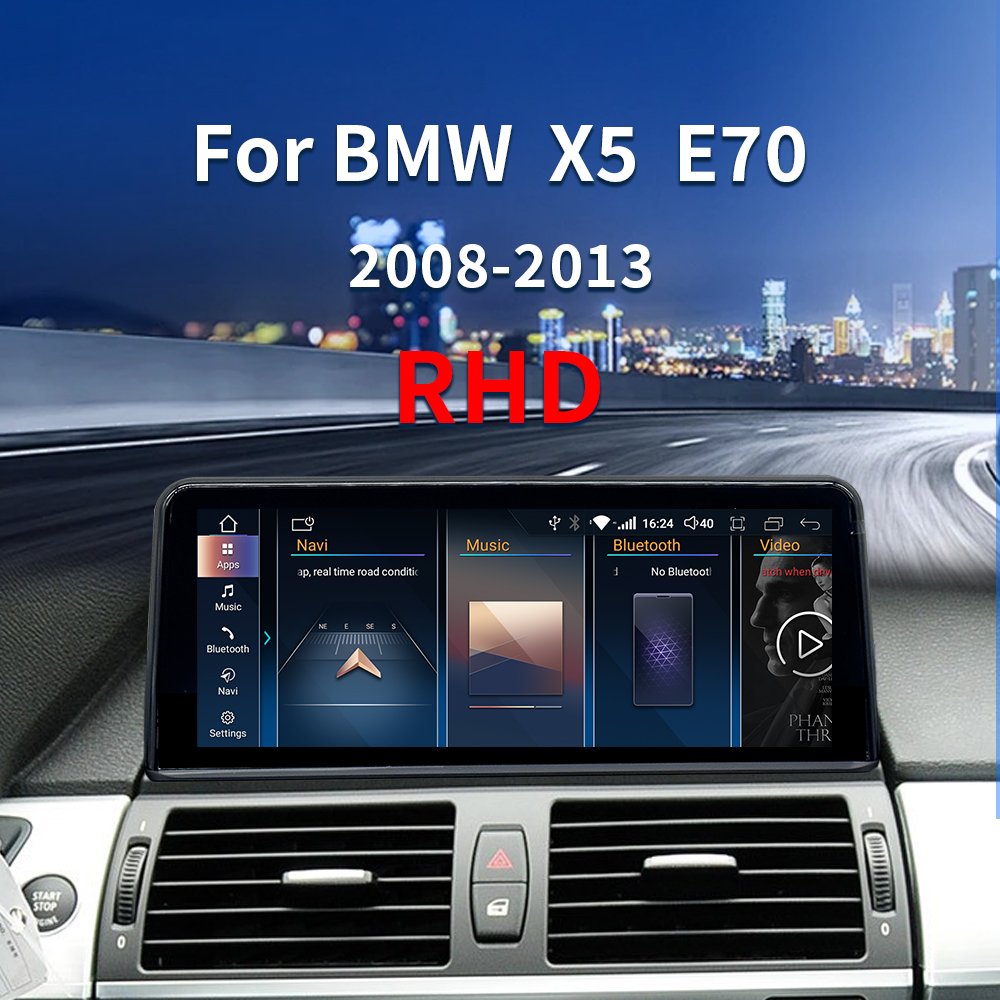 Factory price Android 14 car multimedia video player car radio GPS FORBMW X5 E70 X6 E71 2007-2012 wireless carplay Android auto