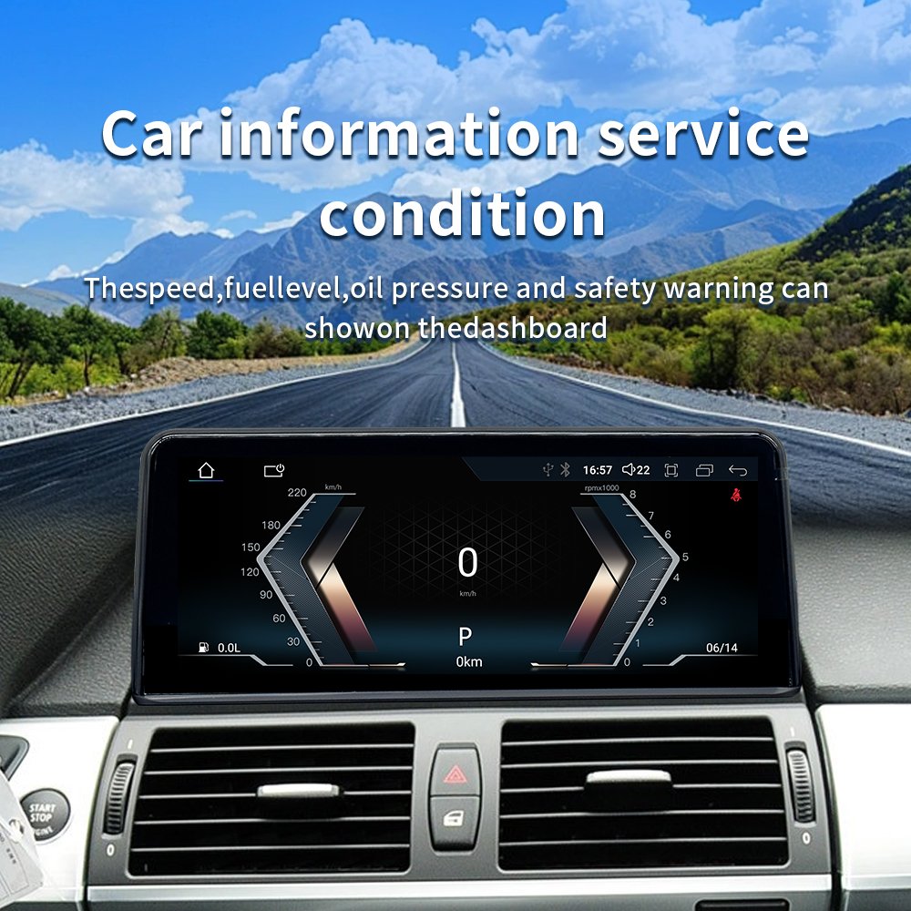 Factory price Android 14 car multimedia video player car radio GPS FORBMW X5 E70 X6 E71 2007-2012 wireless carplay Android auto