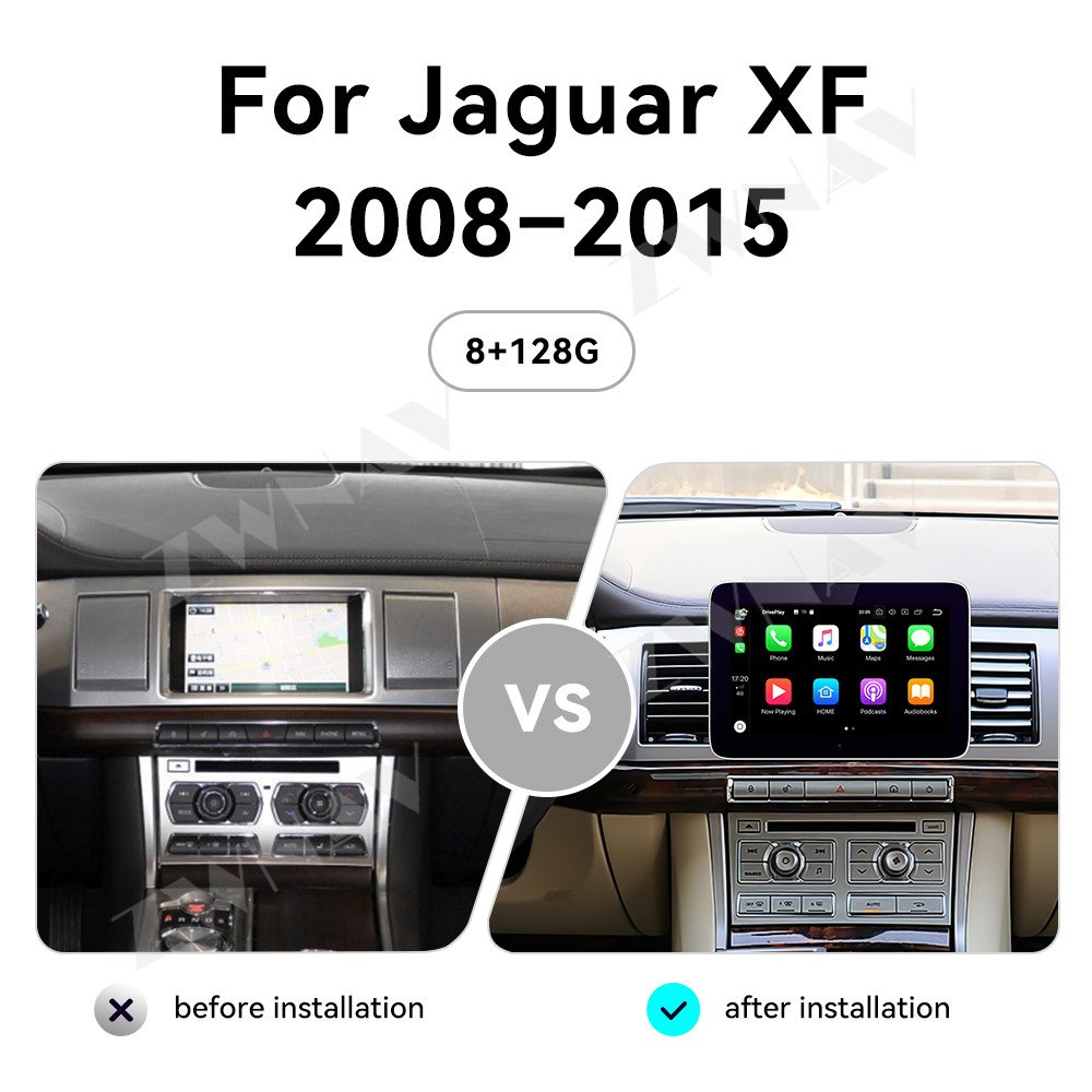 ZWNAV 8.4 Inch Car DVD Player For Jaguar XF 2008-2015 Car Radio Multimedia Player GPS Navigation Auto Electronics Car Screen