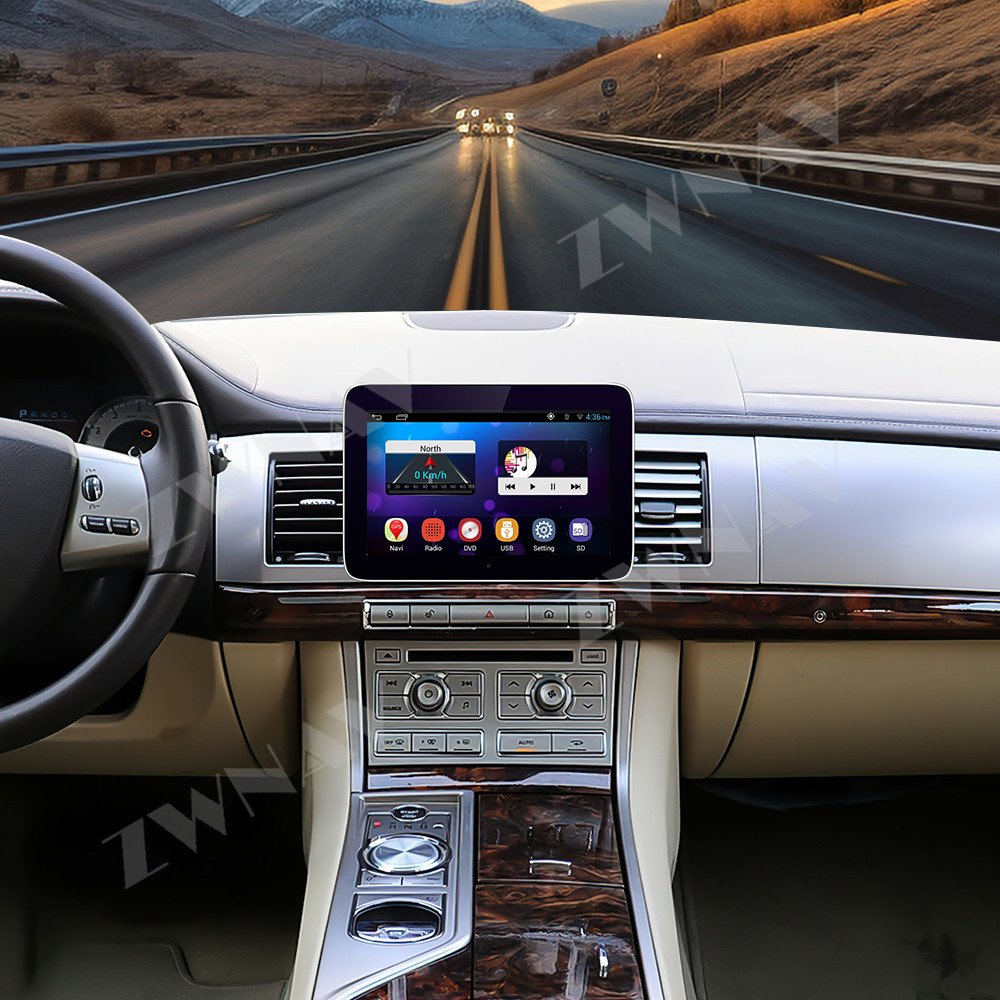 ZWNAV 8.4 Inch Car DVD Player For Jaguar XF 2008-2015 Car Radio Multimedia Player GPS Navigation Auto Electronics Car Screen